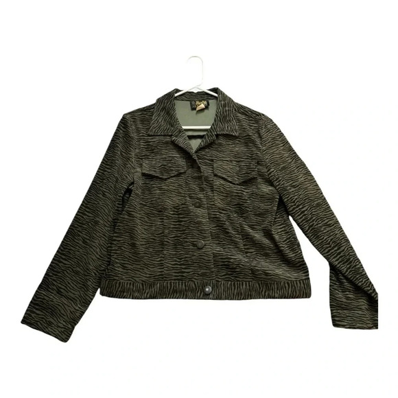 david paul new york Jackets & Blazers - Vintage David Paul Animal Print Jacket